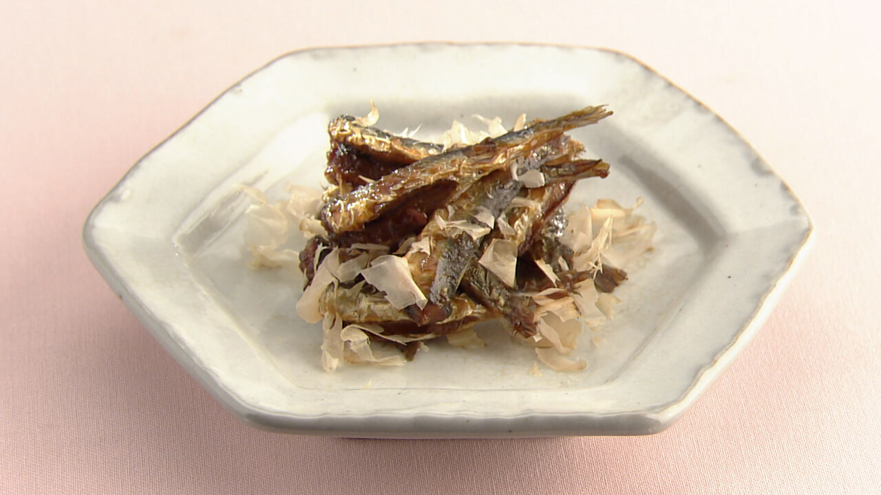 揚げいわしの梅風味